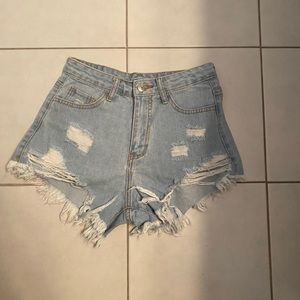 Blue Jean Shorts